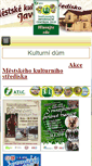 Mobile Screenshot of kulturnidumjavornik.cz